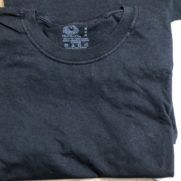 4 men’s fruit of the loom plain T shirts - Picture 2 of 5